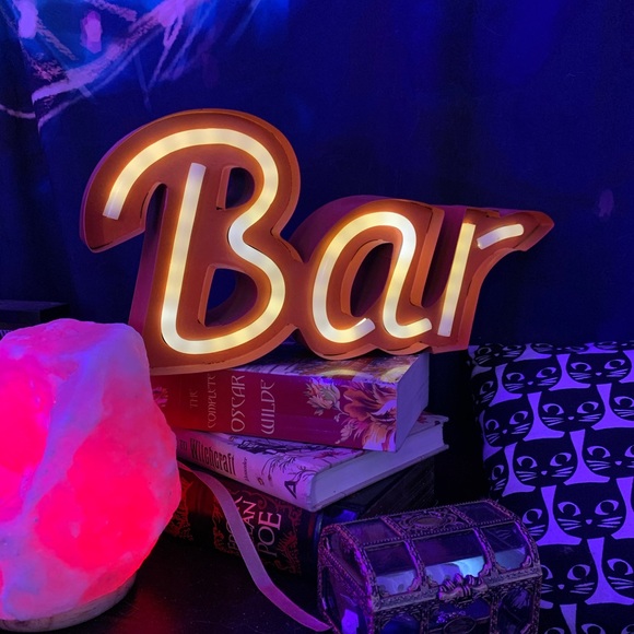 Accents Vintage Neon Light Bar Sign Poshmark